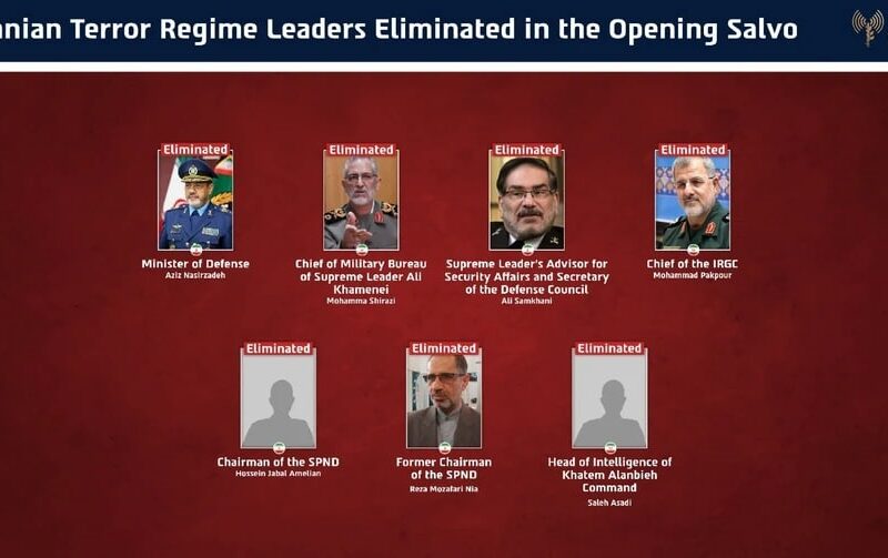 ЦАГАЛ заявив про ліквідацію семи іранських військових посадовців