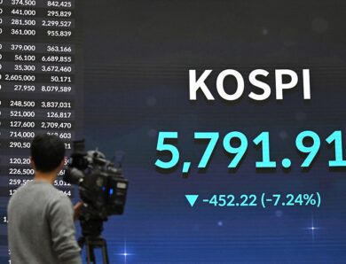 У Кореї стався найбільший обвал ринку акцій майже за 20 років