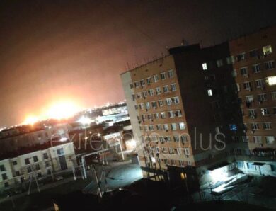 У РФ палає Афіпський НПЗ