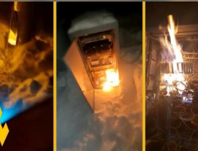 У РФ партизани спалили три антени РЕБ