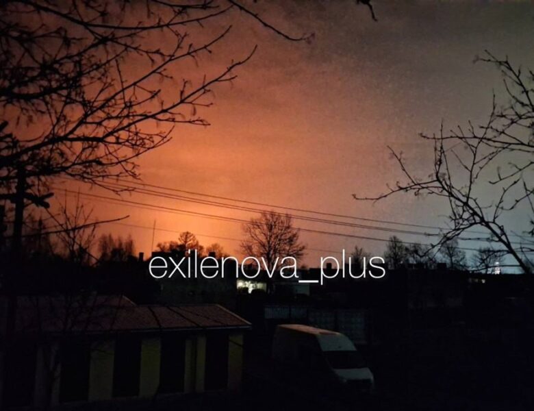 У Росії палає порт Усть-Луга після атаки дронів