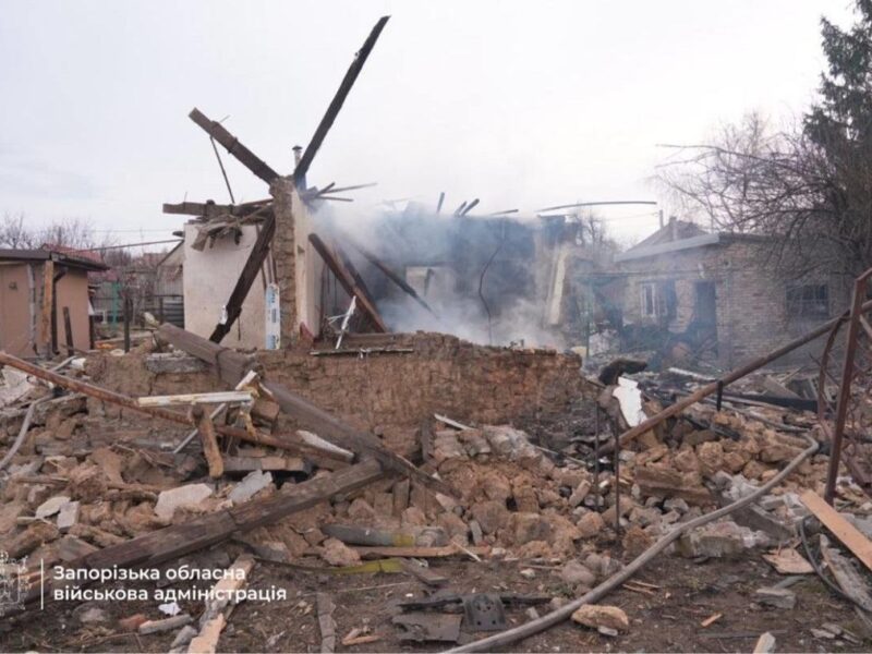 У Запоріжжжі “шахед” зруйнував будинок, є загиблі