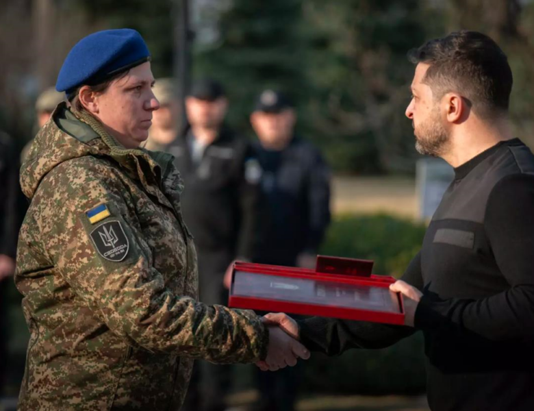 Уперше в лавах Нацгвардії звання Героя України отримала жінка