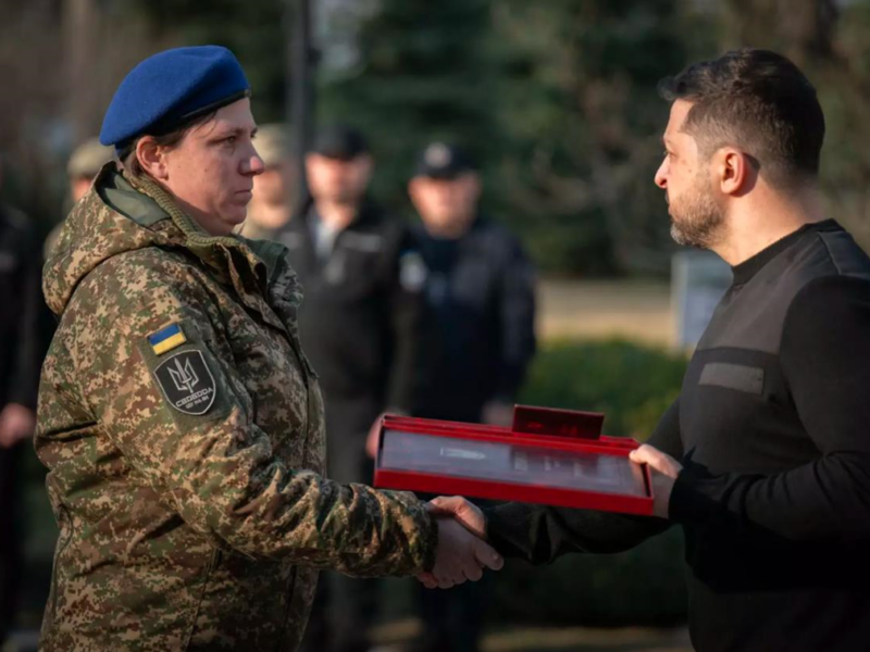 Уперше в лавах Нацгвардії звання Героя України отримала жінка