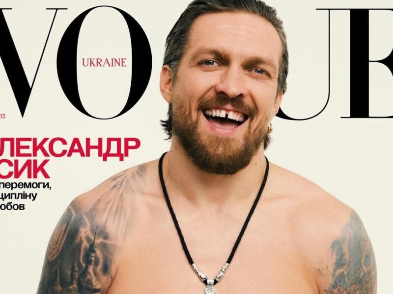 Усик став обличчям весняного номера Vogue Ukraine