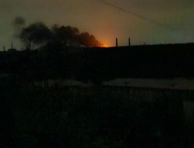 “Влада” Луганщини заявила масовий блекаут після атаки дронів