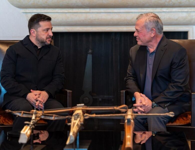 Зеленський і король Йорданії обговорили партнерство у сфері безпеки