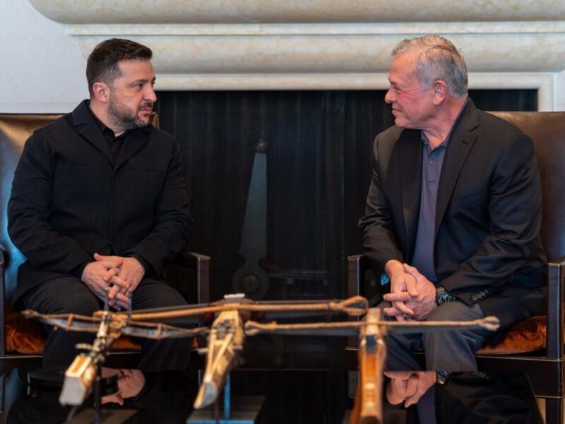 Зеленський і король Йорданії обговорили партнерство у сфері безпеки