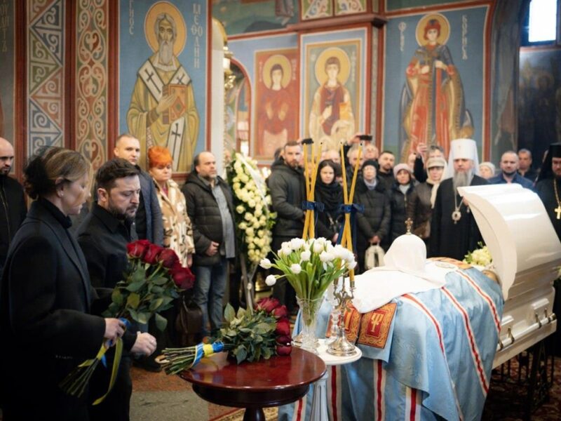 Зеленський попрощався з патріархом Філаретом