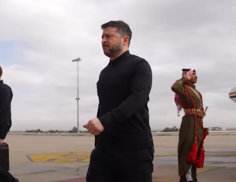 Зеленський прибув до Йорданії
