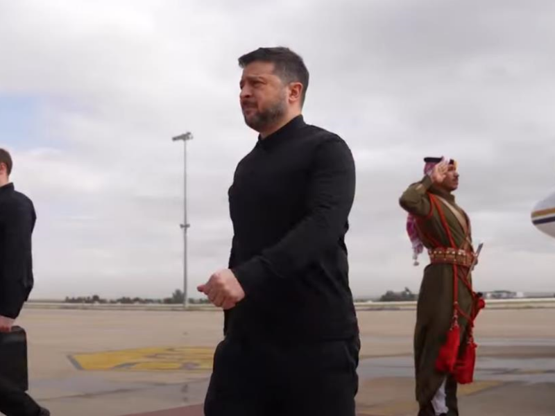 Зеленський прибув до Йорданії