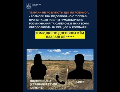 Викрито схему розкрадання бюджетних коштів на гуманітарному розмінуванні