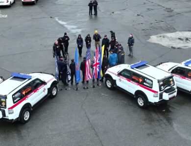 4 броньовані автомобілі отримала ДСНС України від Ukrainian FireFighters Foundation