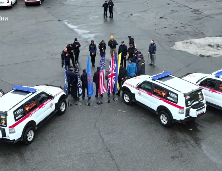 4 броньовані автомобілі отримала ДСНС України від Ukrainian FireFighters Foundation