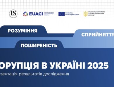 Презентація соціологічного дослідження «Корупція в Україні 2025: розуміння, сприйняття, поширеність»