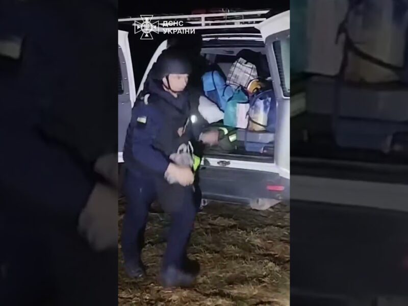 2 дітей, жінку та їхнього улюбленця евакуювали на Сумщині!