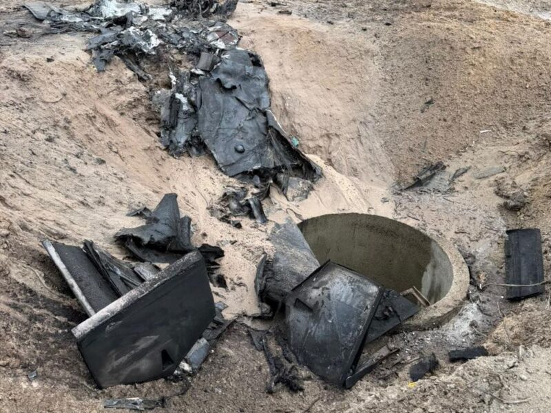 Дрон впав на територію Національного військового кладовища