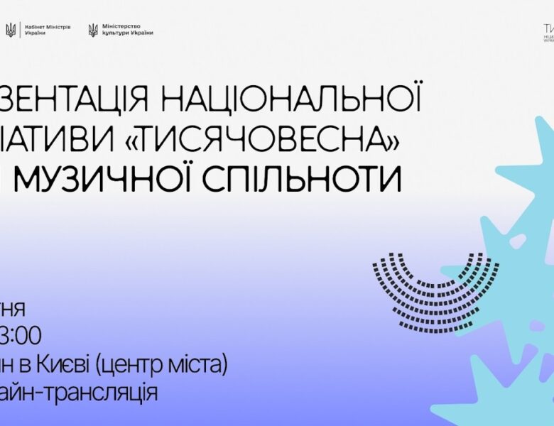 Презентація ініціативи “Тисячовесна” для музичної спільноти