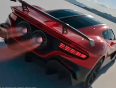 Китайський виробник показав гіперкар із ракетними прискорювачами