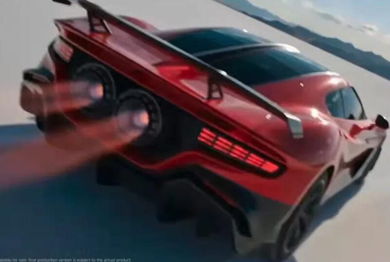 Китайський виробник показав гіперкар із ракетними прискорювачами