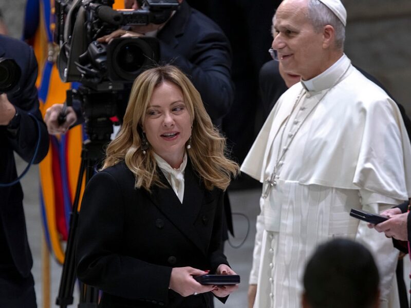 Мелоні стала на захист Папи Лева після критики Трампа