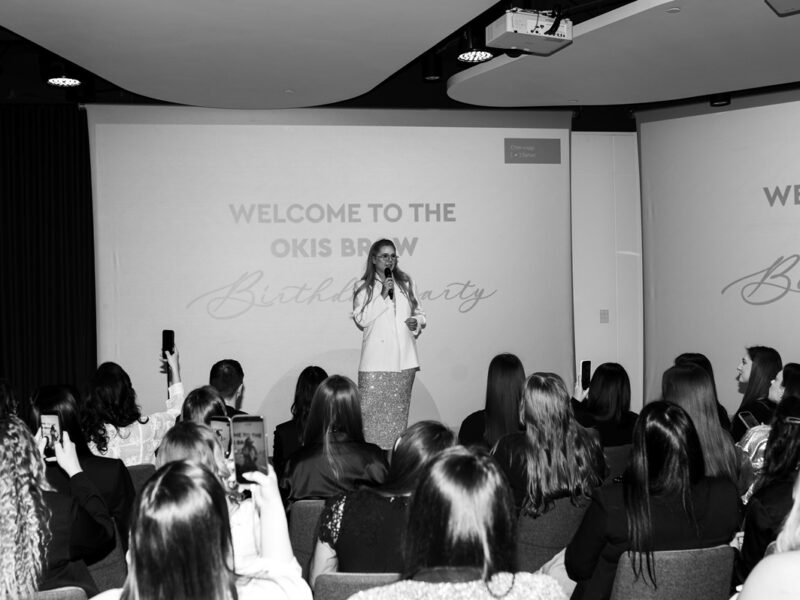 OKIS BROW відсвяткував 7-річчя бренду та презентував нові системи фарб для брів