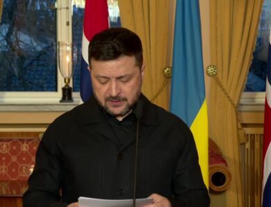 Коментарі для медіа В. Зеленського і Йонаса Г. Стере. Підписання декларації про оборонне партнерство