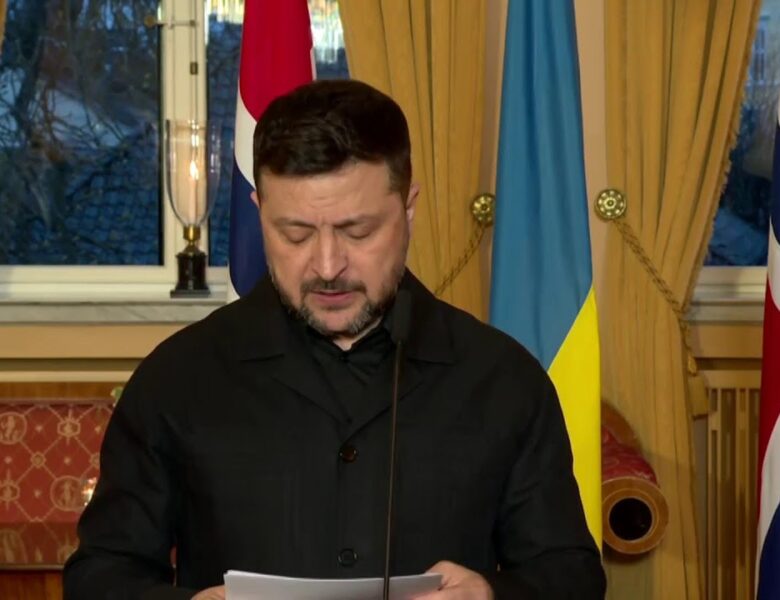 Коментарі для медіа В. Зеленського і Йонаса Г. Стере. Підписання декларації про оборонне партнерство