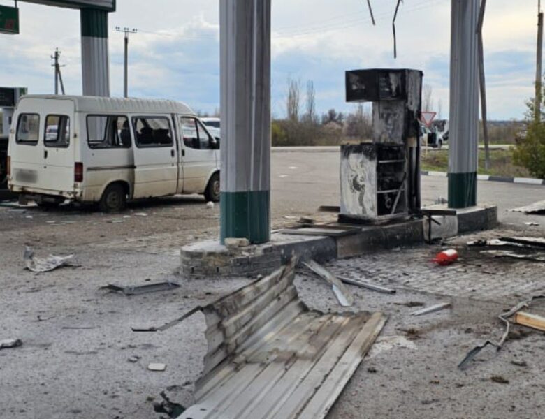 Росіяни обстріляли АЗС на Харківщині