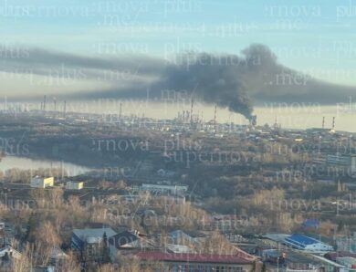 Російську Уфу атакували БпЛА, знову горить НПЗ