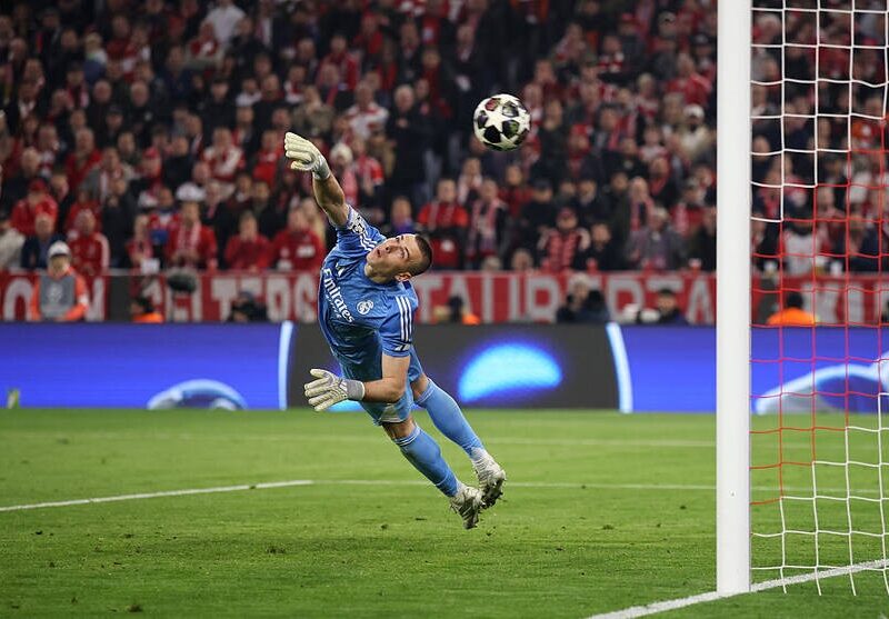 Стала відома оцінка Луніна за матч Баварія – Реал