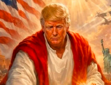 Трамп показав себе в образі Ісуса, що зцілює людей