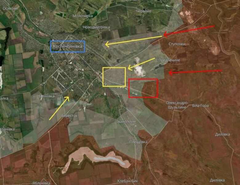У DeepState озвучили ситуацію у Костянтинівці