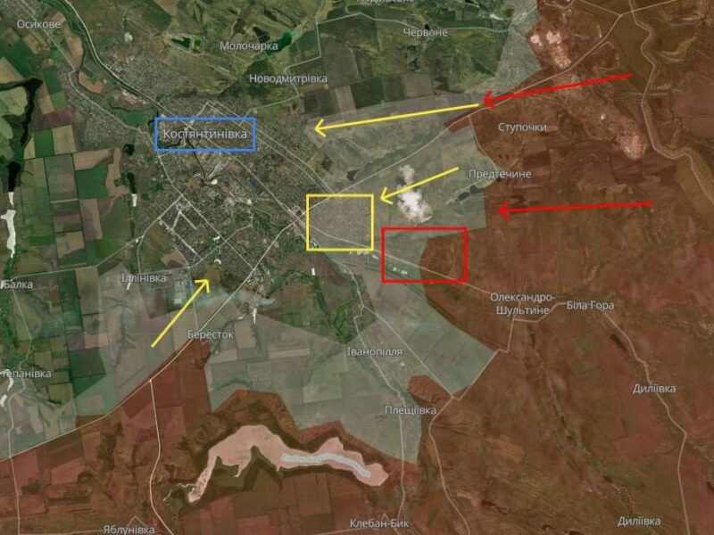 У DeepState озвучили ситуацію у Костянтинівці