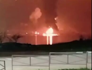 У Новоросійську після БпЛА знову палає порт – ЗМІ