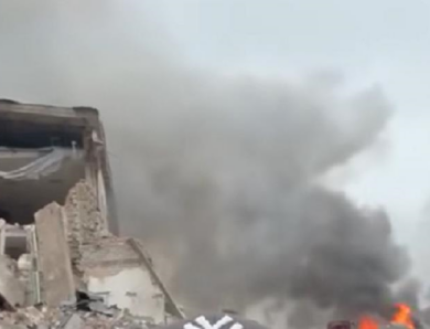 У Словʼянську через обстріли зруйнований навчальний заклад, є постраждалі