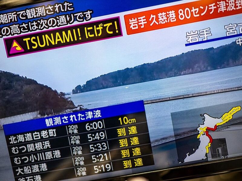 У Японії стався потужний землетрус, є загроза цунамі