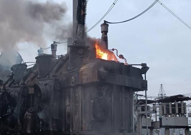 Відключення у дев&rsquo;яти областях після атаки  РФ