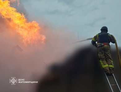 Вночі ворог вдарив по Житомирській області