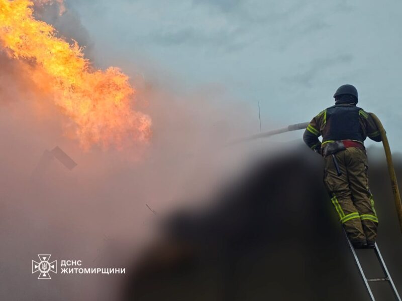 Вночі ворог вдарив по Житомирській області