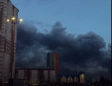 З’явилися супутникові знімки пожежі у Пермі