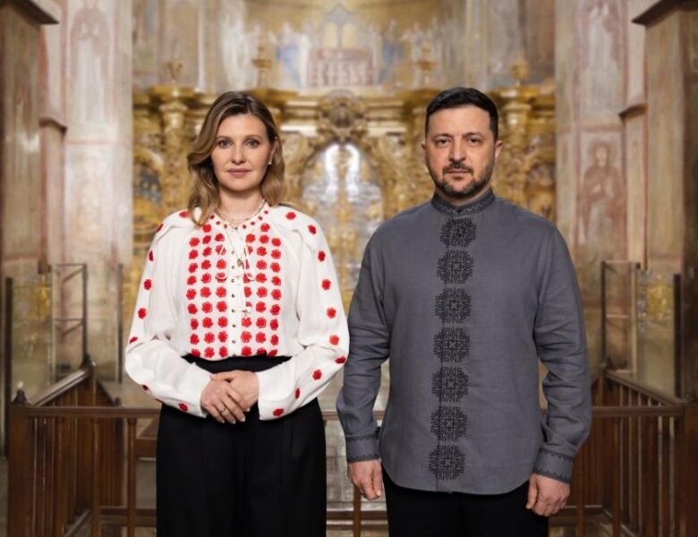 Зеленські привітали українців з Великоднем