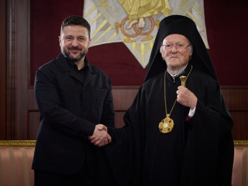 Зеленський зустрівся з Вселенським патріархом