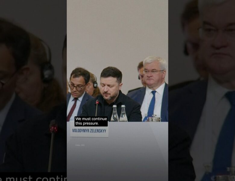 “We must continue pressure and move Russia to diplomacy”, President of Ukraine Volodymyr Zelenskyy