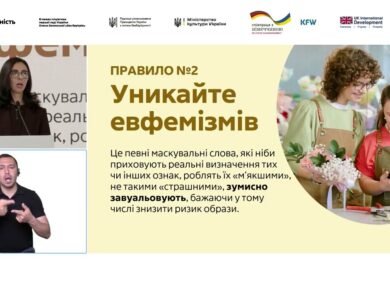 Лекція Олени Пшеничної про термінологію безбар’єрності
