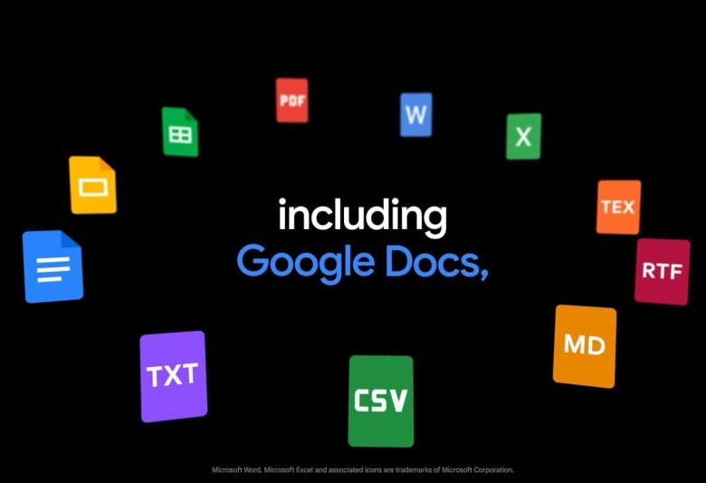 Google Gemini навчився створювати файли Word і Excel