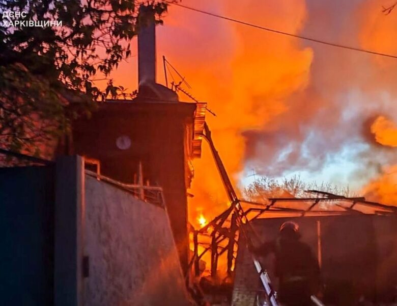 На Харківщині шестеро постраждалих через атаку дронів