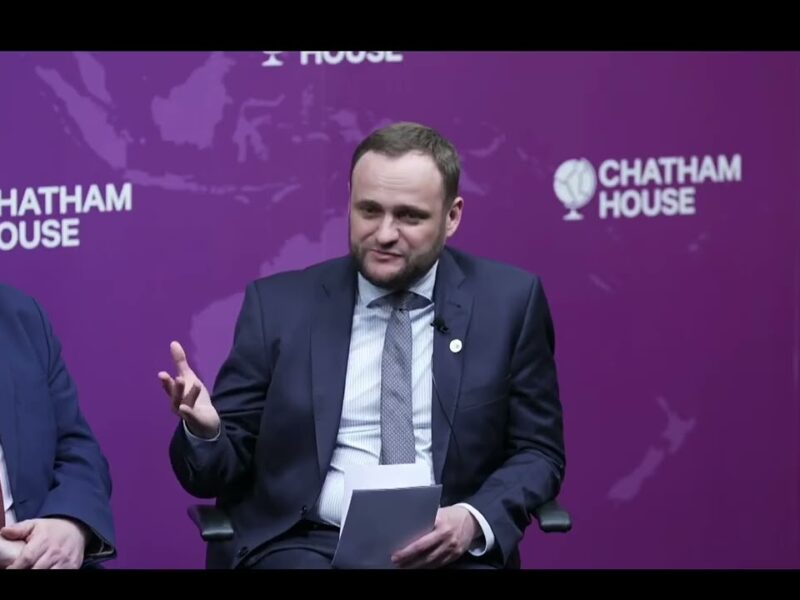 Олексій Кулеба взяв участь у конференції Chatham House та ЄБРР