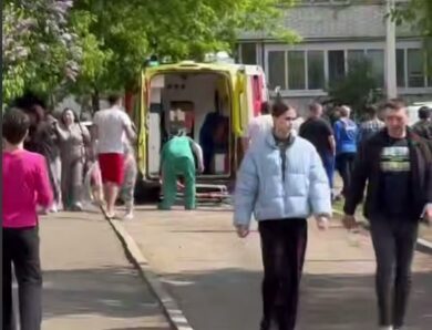 Російський Оренбург під масованою атакою дронів