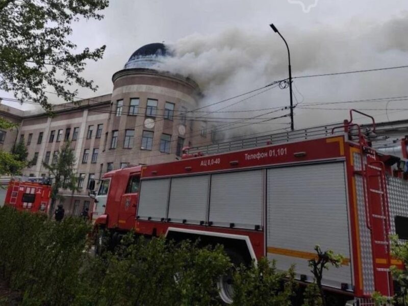 У Іркутську спалахнув науково-дослідний інститут